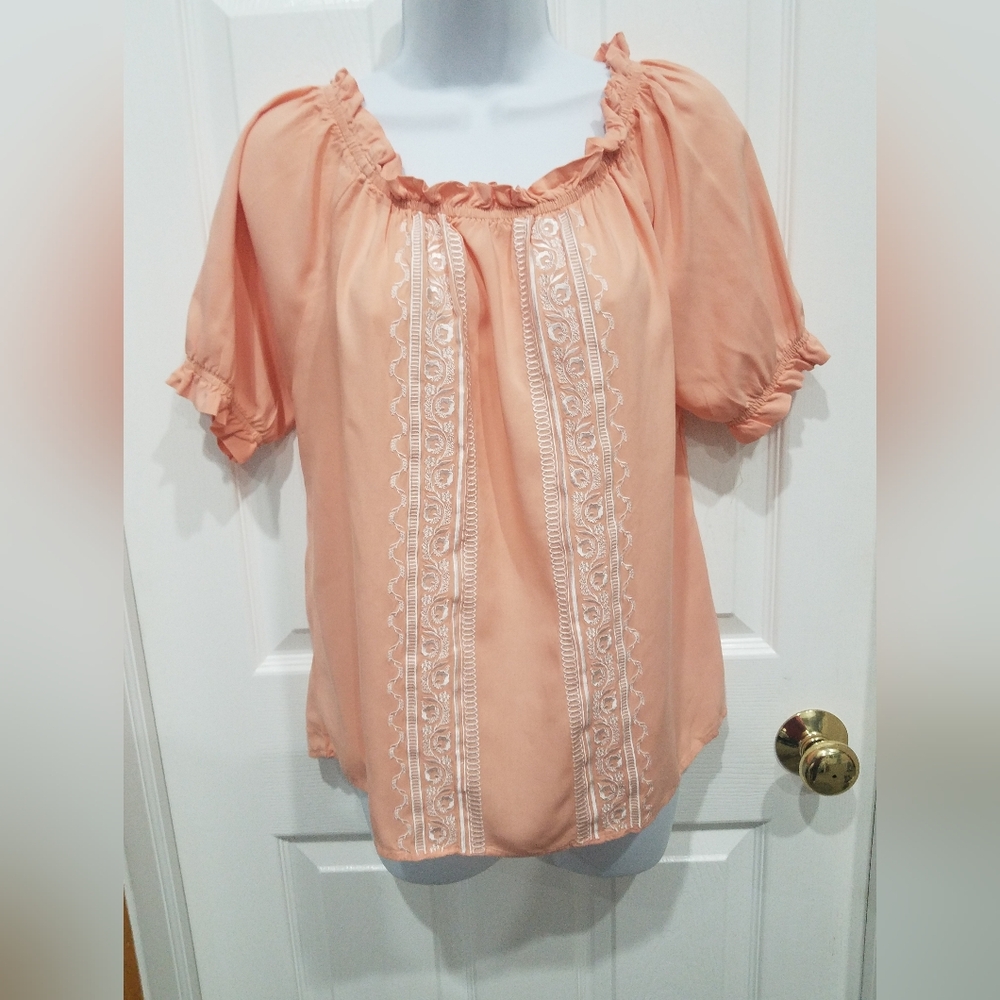 Cruel Denim peach tunic